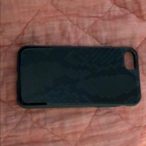 Gray/Black snakeskin phone case